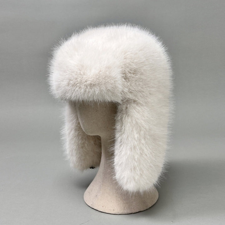 Ladies Luxurious Faux Fur Ushanka with Ear Flaps and Warming Lining Mune Fashion