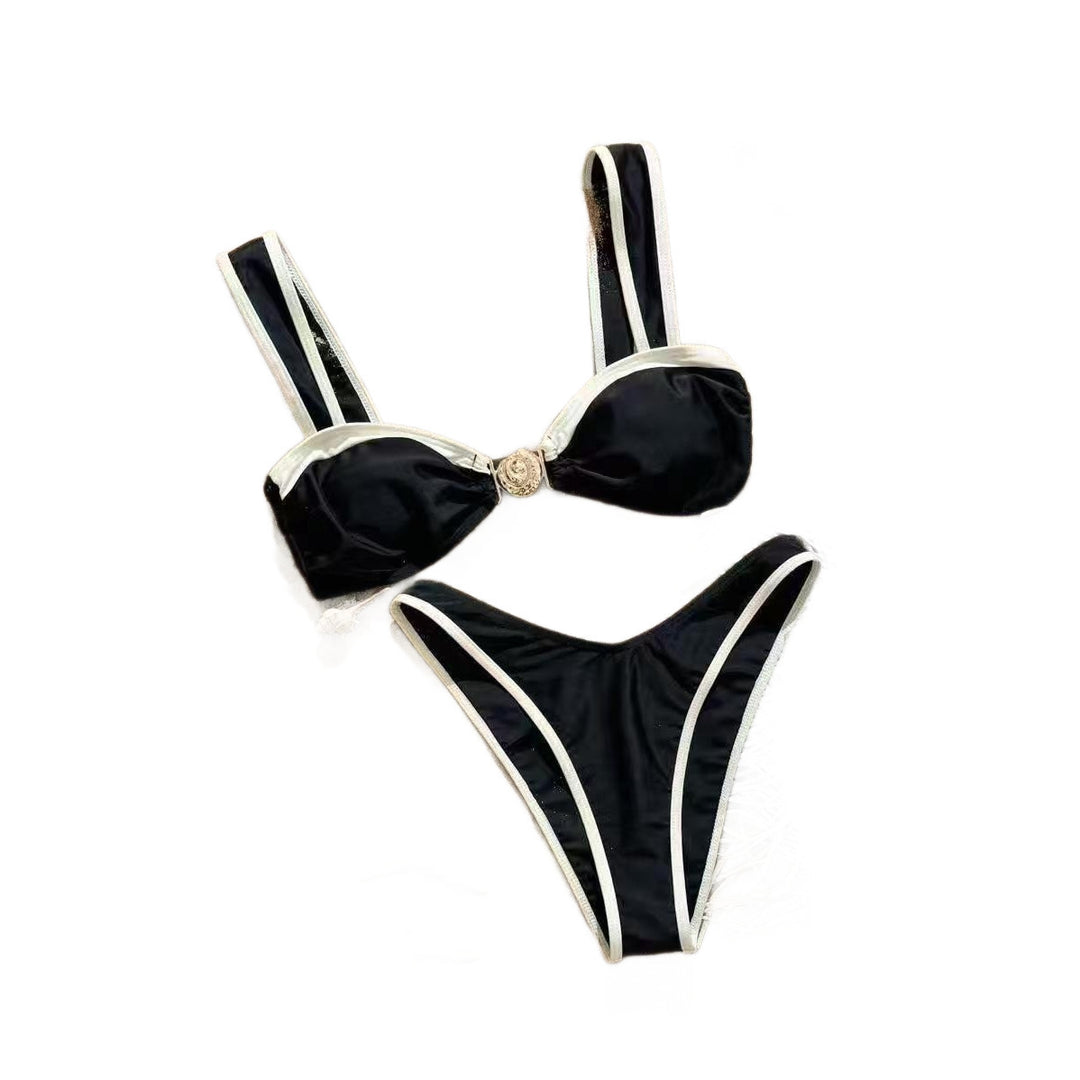 Women's designer bikini with embellished straps Mune Fashion