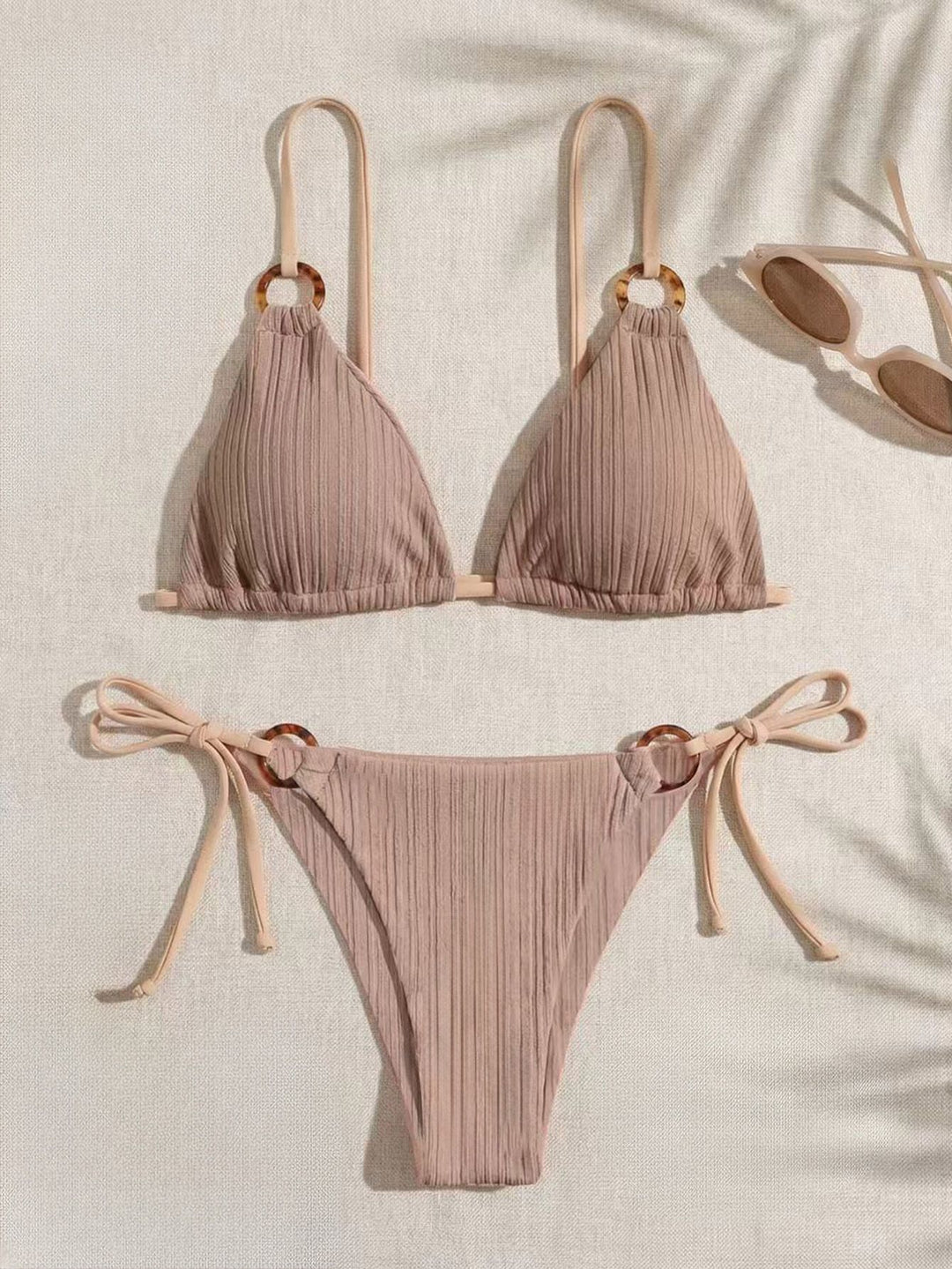 Ladies triangle bikini with adjustable strap Mune Fashion