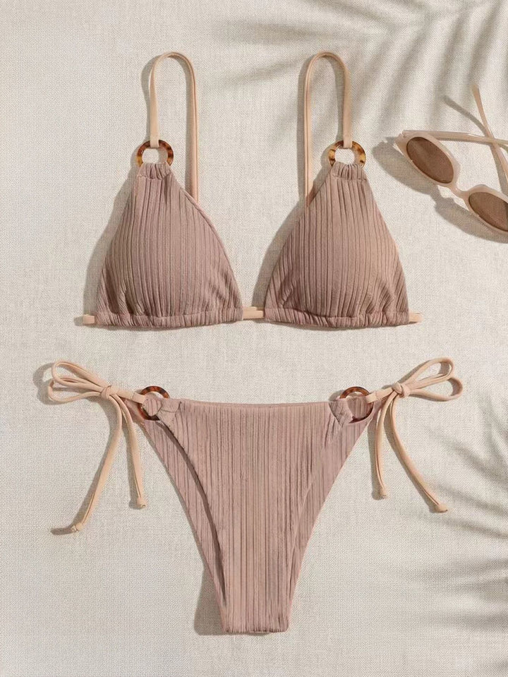 Ladies triangle bikini with adjustable strap Mune Fashion
