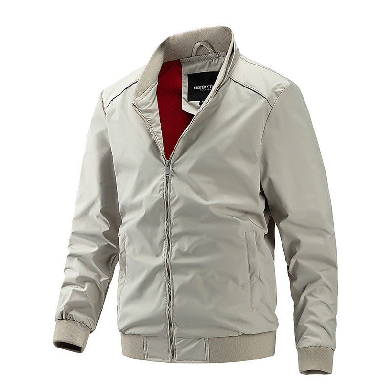 Men's water-repellent lightweight bomber jacket with breathable mesh inner lining Mune Fashion