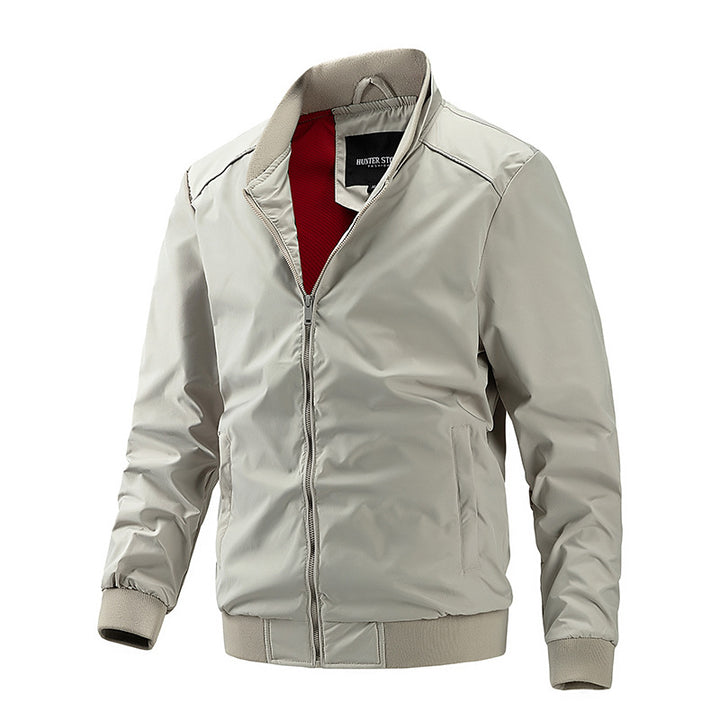 Men's water-repellent lightweight bomber jacket with breathable mesh inner lining Mune Fashion
