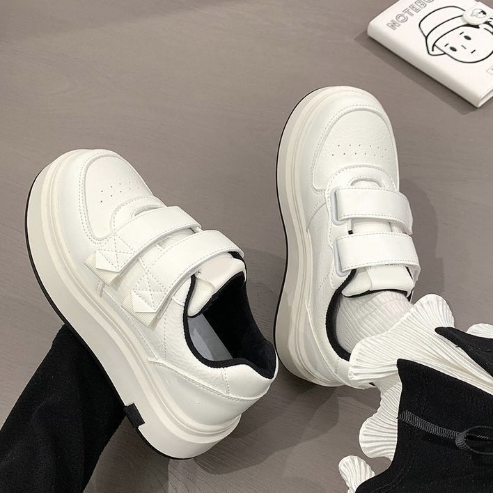 Women High-Quality Platform Sneakers with Practical Velcro Closure and Luxurious Comfort Mune Fashion