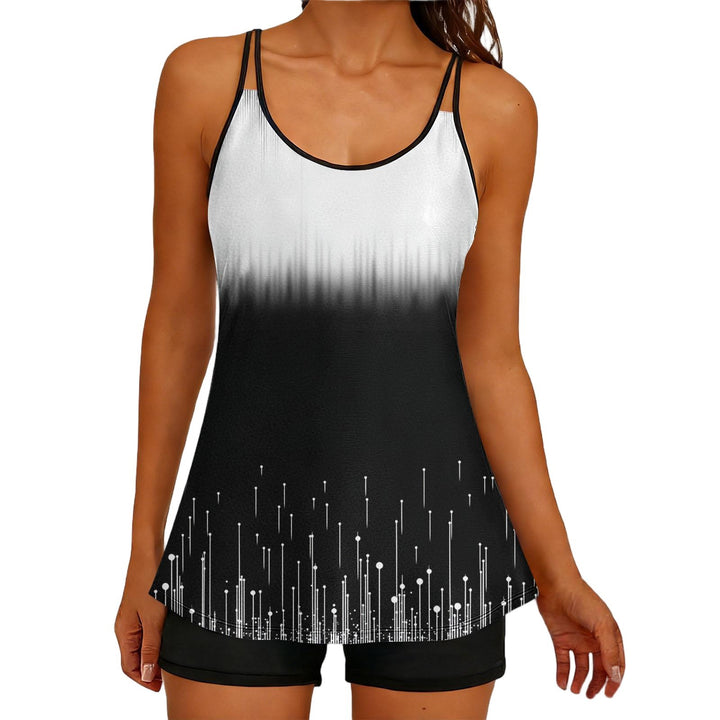 Damen Sportliches Tank-Top mit Shorts Echo Archiv
