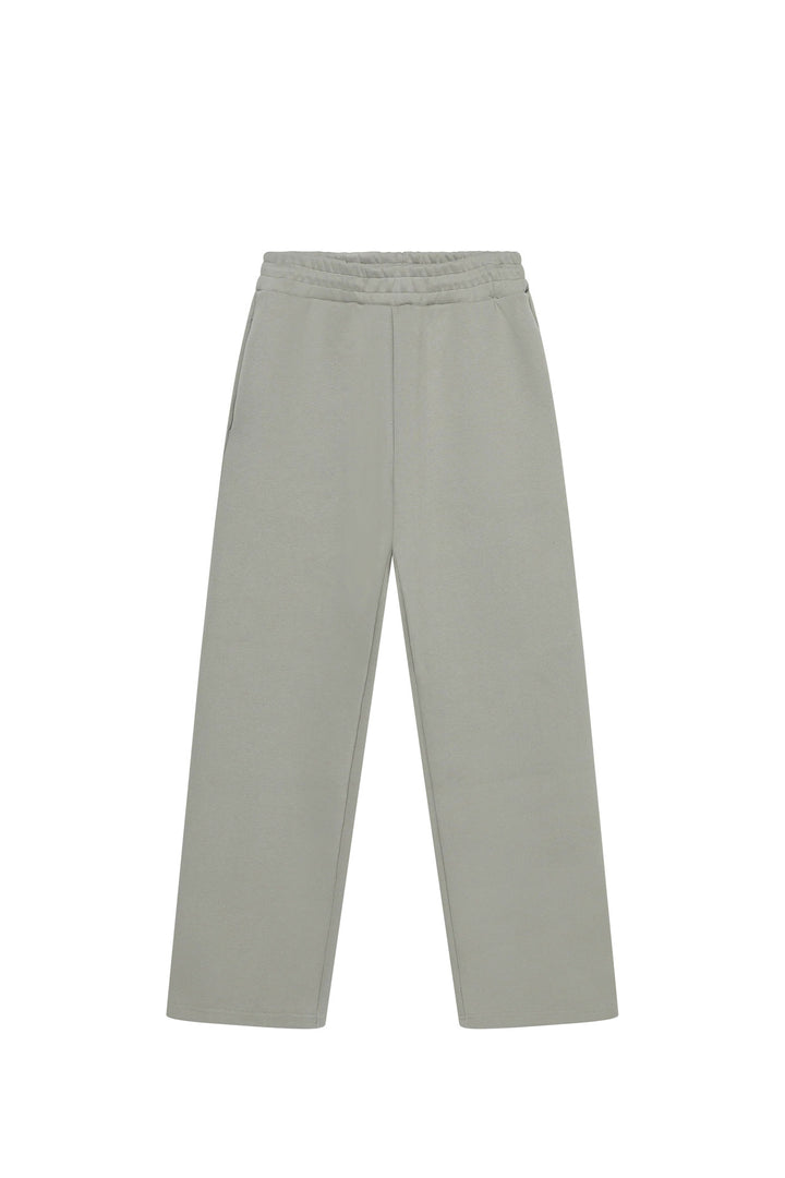 Ladies loose High-Waist lounge pants with a high comfort waistband, concealed side pockets, and straight leg Mune Fashion