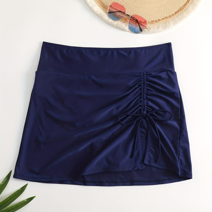 Ladies' Swim Skirt with Adjustable Ruffle Detail Mune Fashion