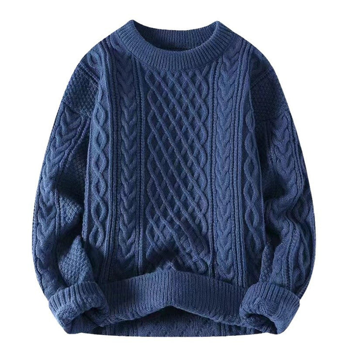 Women's chunky knit sweater with cable pattern Mune Fashion 1787964300