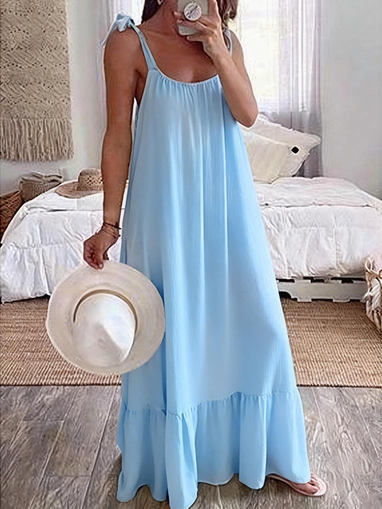 Women's maxi dress with strapless design Mune Fashion