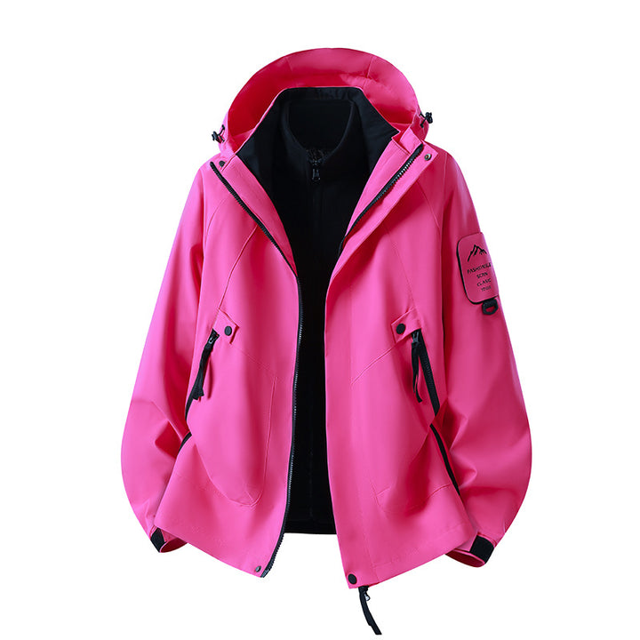 Men's Two-in-One Weather Protection Jacket with Removable Padded Vest and Adjustable Hood Mune Fashion