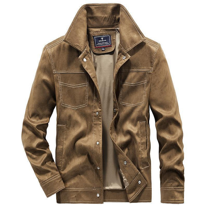 Men's Stylish Suede Jacket Mune Fashion