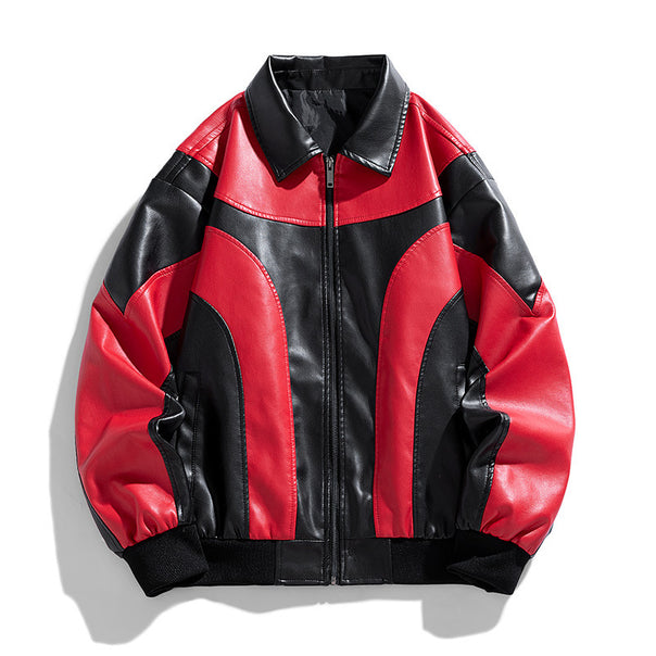 Men's fashionable bomber jacket with contrast colors Mune Fashion