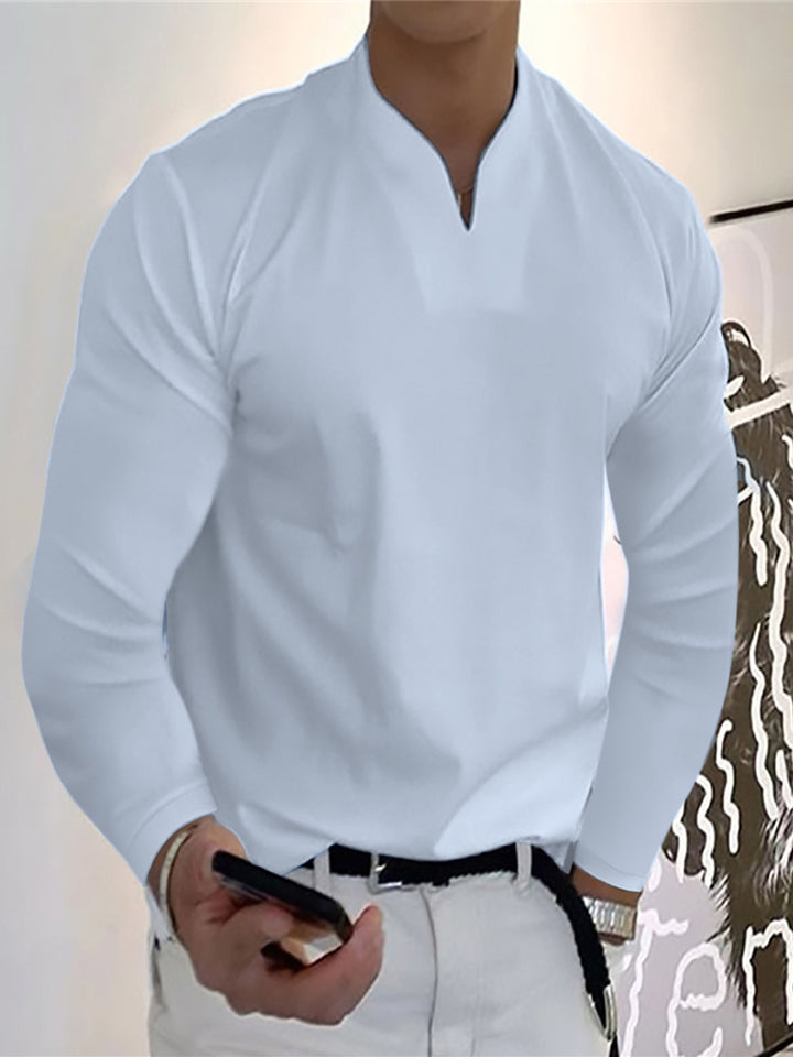 Men's Casual Long Sleeve Shirt Mune Fashion