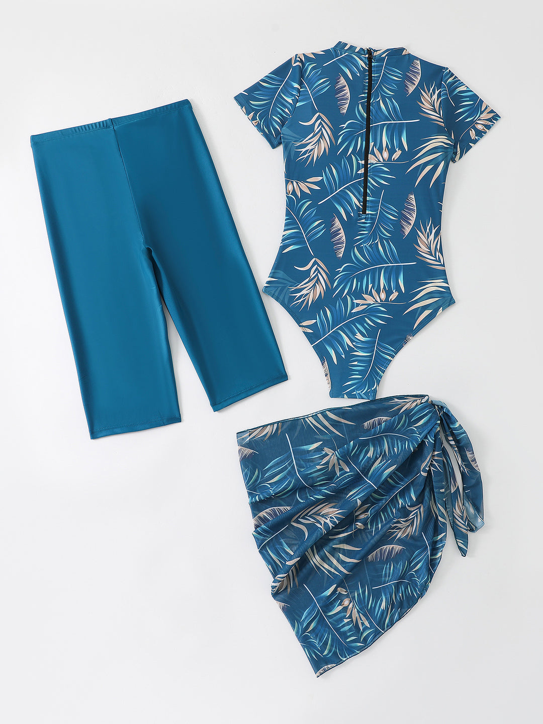 Ladies' sporty surf suit with asymmetric cut and wrap detail Mune Fashion