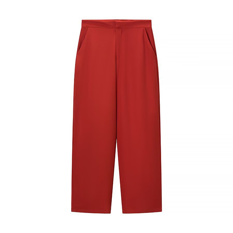 Ladies two-piece tailored blazer and high-waist trousers set with gold button detail Mune Fashion