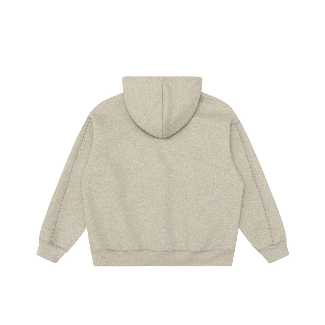 Unisex Oversize Hoodie with raglan sleeves, kangaroo pocket and offset typo print Mune Fashion
