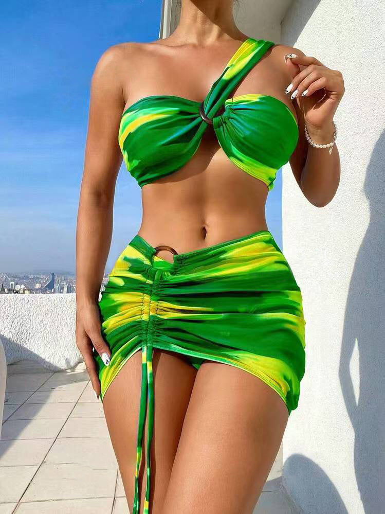 Women Cropped Top and Mini Skirt Set Mune Fashion