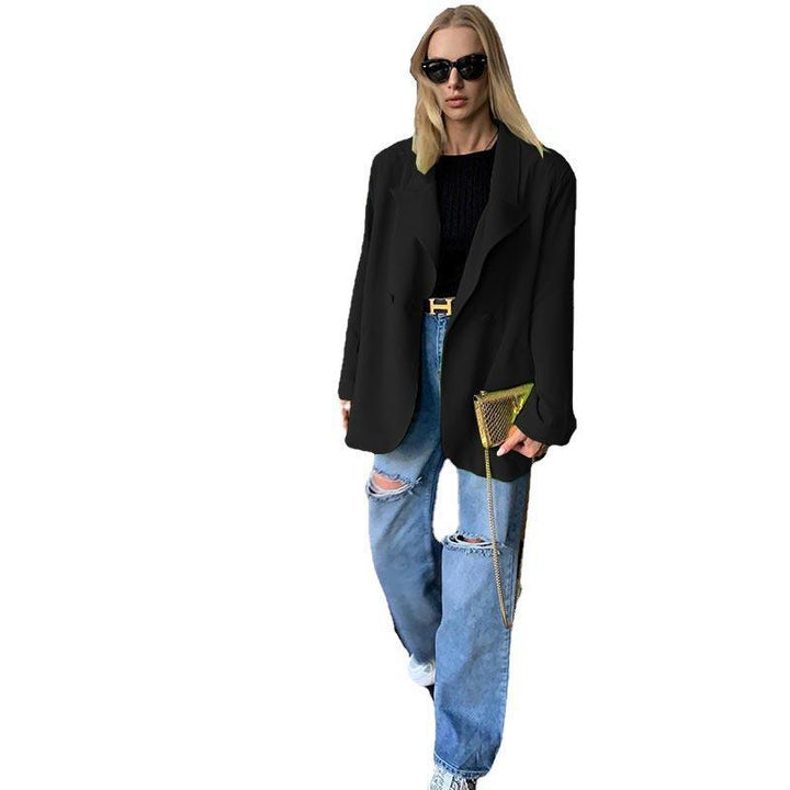 [Women] Light oversized beach blazer as a casual cover-up with draped lapels Mune Fashion