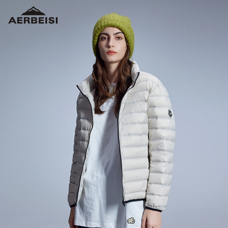 Men's ultralight quilted down jacket with stand-up collar Mune Fashion