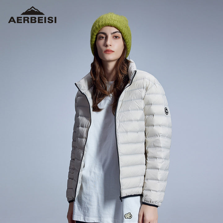 Men's ultralight quilted down jacket with stand-up collar Mune Fashion