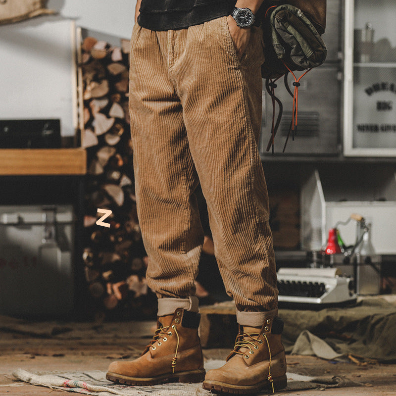 Men's Casual Corduroy Pants Mune Fashion