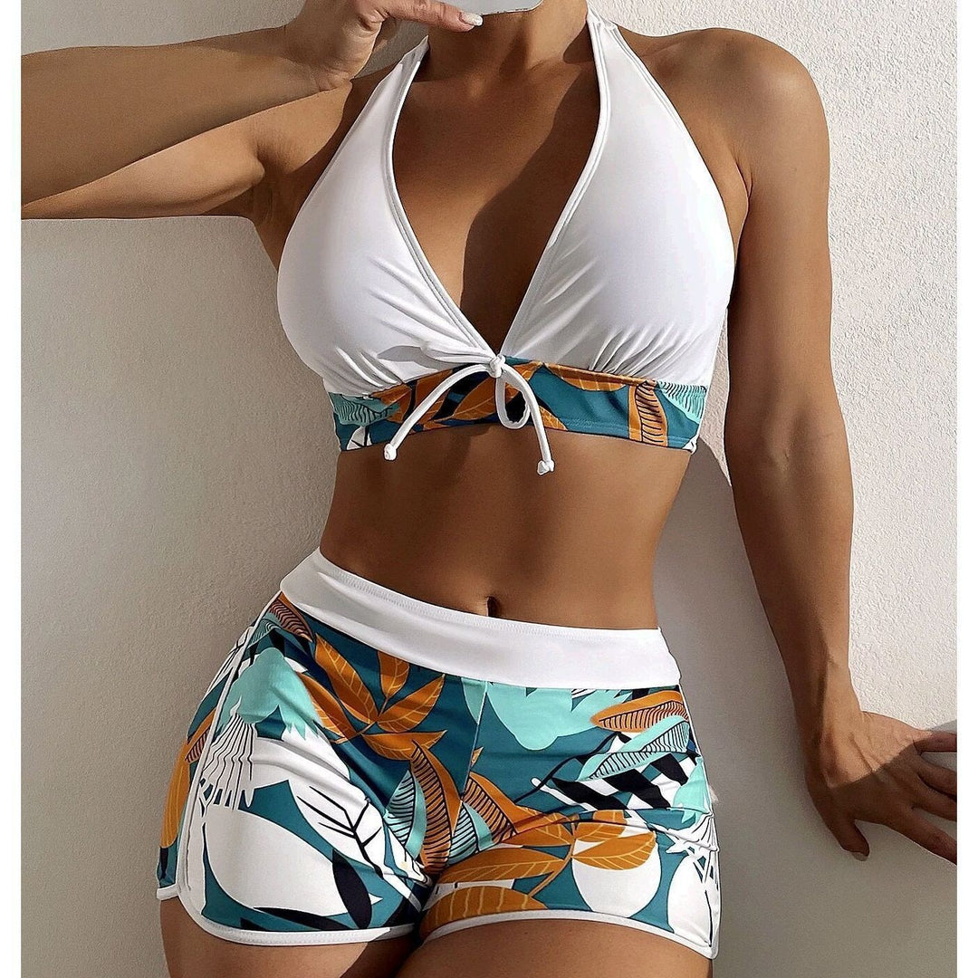 Women's Bikini Set with High-Cut Shorts Mune Fashion