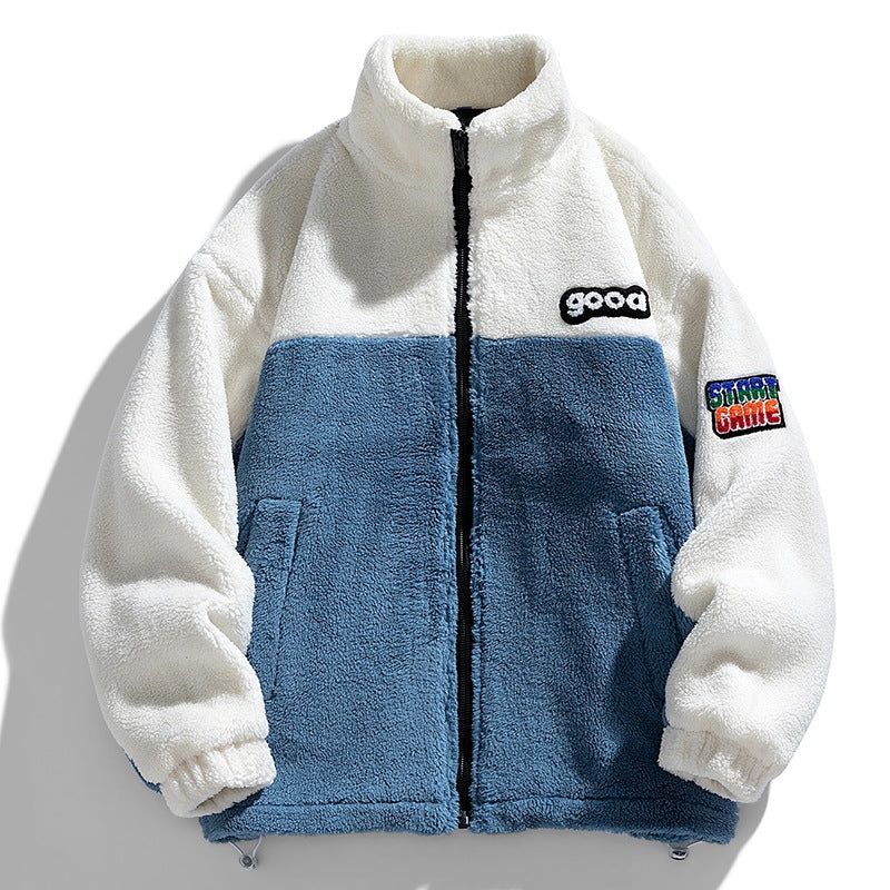 Men's Cozy Fleece Jacket with Hood Mune Fashion