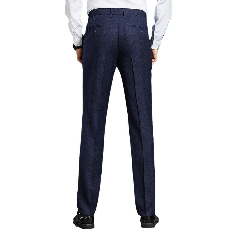 Men's formal suit trousers with crease, lightweight stretch and slim silhouette Mune Fashion