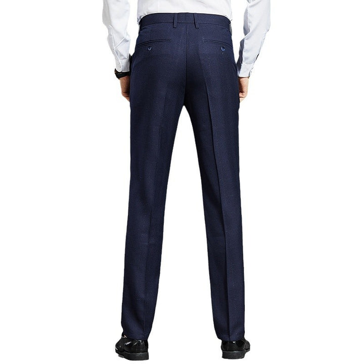 Men's formal suit trousers with crease, lightweight stretch and slim silhouette Mune Fashion