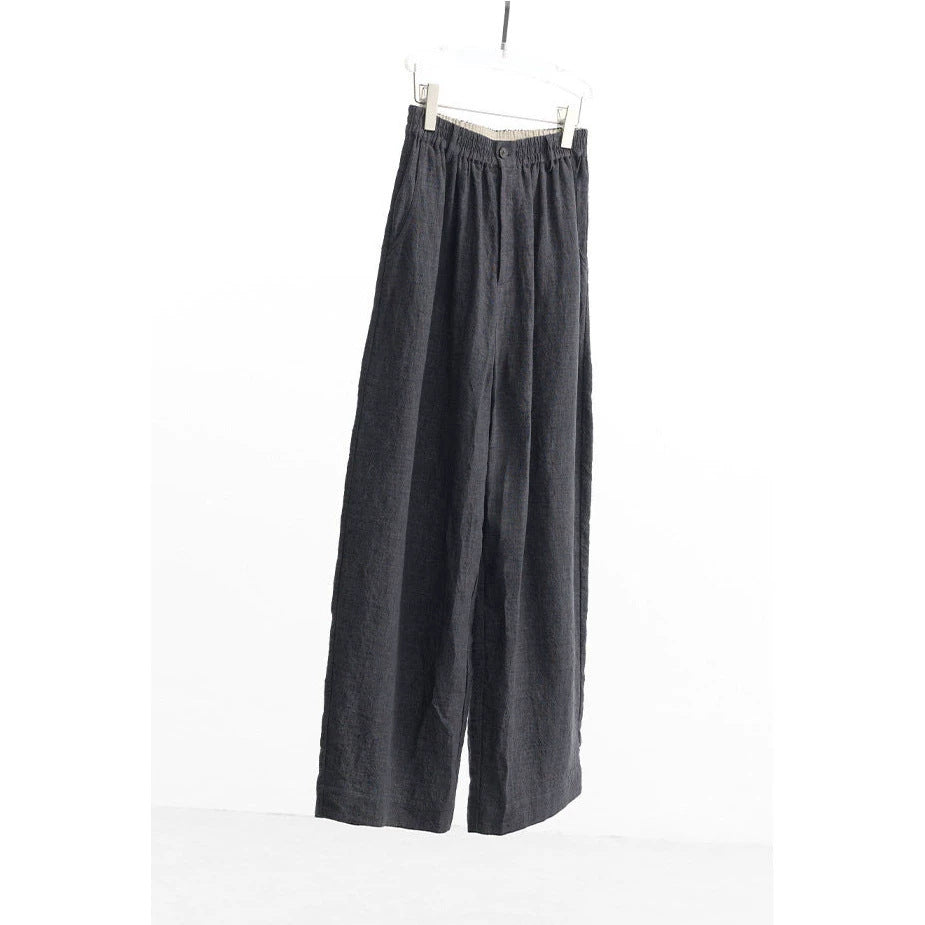 Women's Wide Cut Linen Pants Mune Fashion