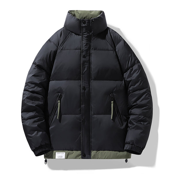 Men's padded jacket with high collar and windproof, water-repellent insulation Mune Fashion