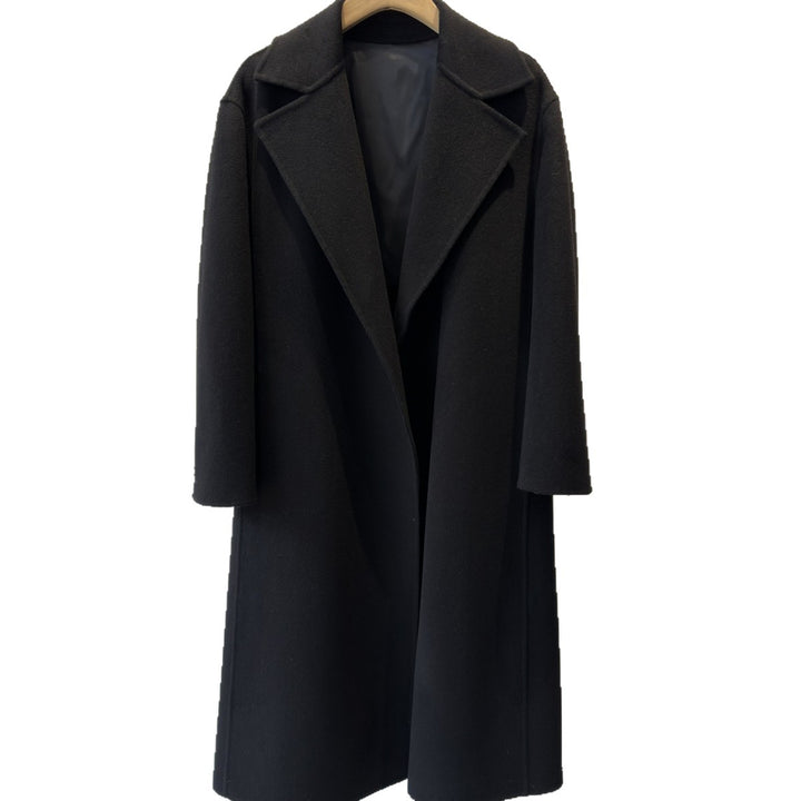 Women's Stylish Tailored Wool Blend Coat Drune