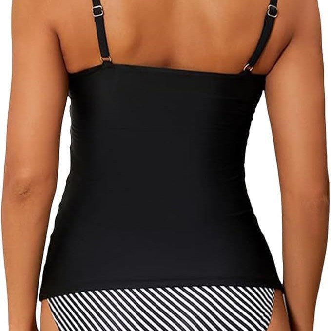 Women Tankini with intricate draping Mune Fashion