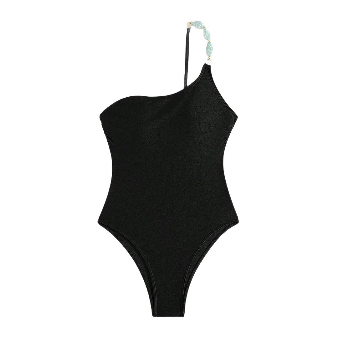 Women's Elegant Swimsuit with Narrow Straps and Figure-Flattering Cut Mune Fashion