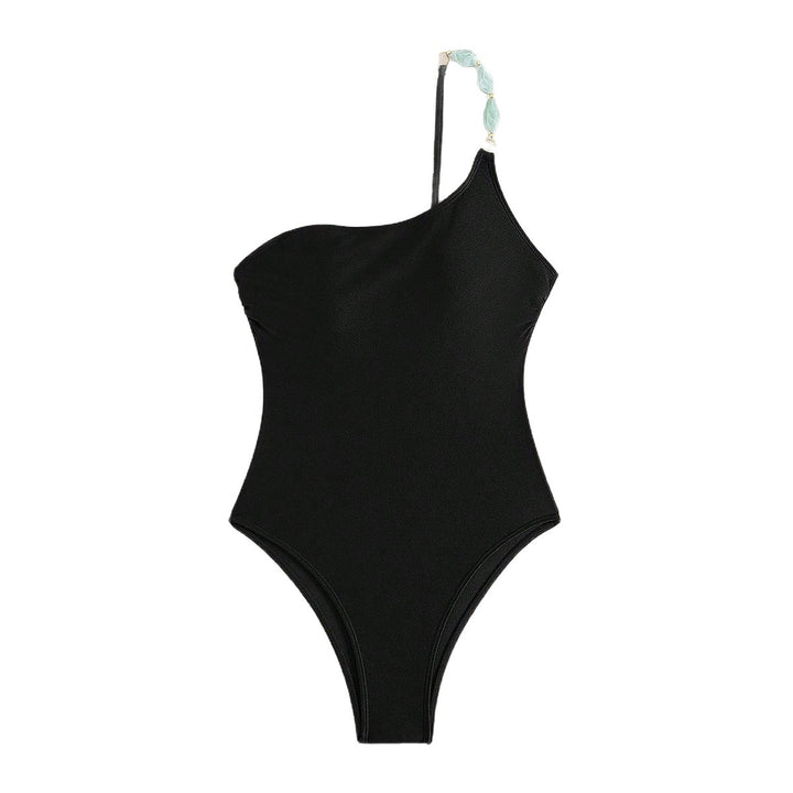 Women's Elegant Swimsuit with Narrow Straps and Figure-Flattering Cut Mune Fashion
