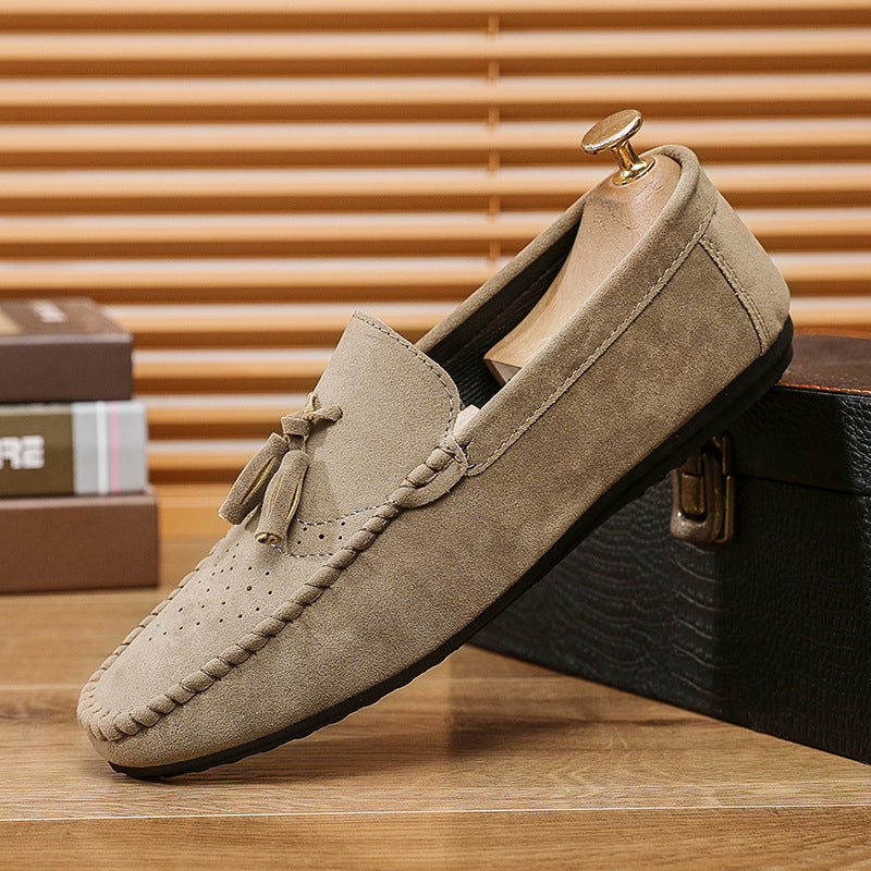 Men's Comfortable Moccasins made of Suede