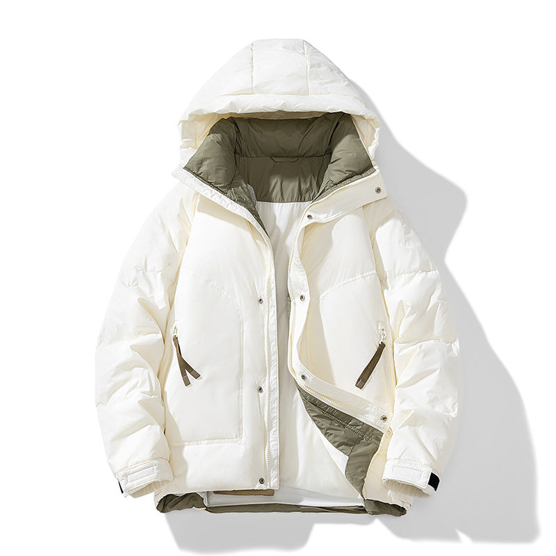 Men's High-Quality Padded Jacket with Adjustable Hood Collar Mune Fashion