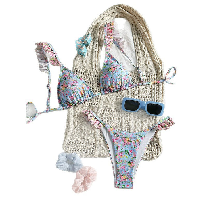 Women's bikini set with playful ruffle detail Mune Fashion