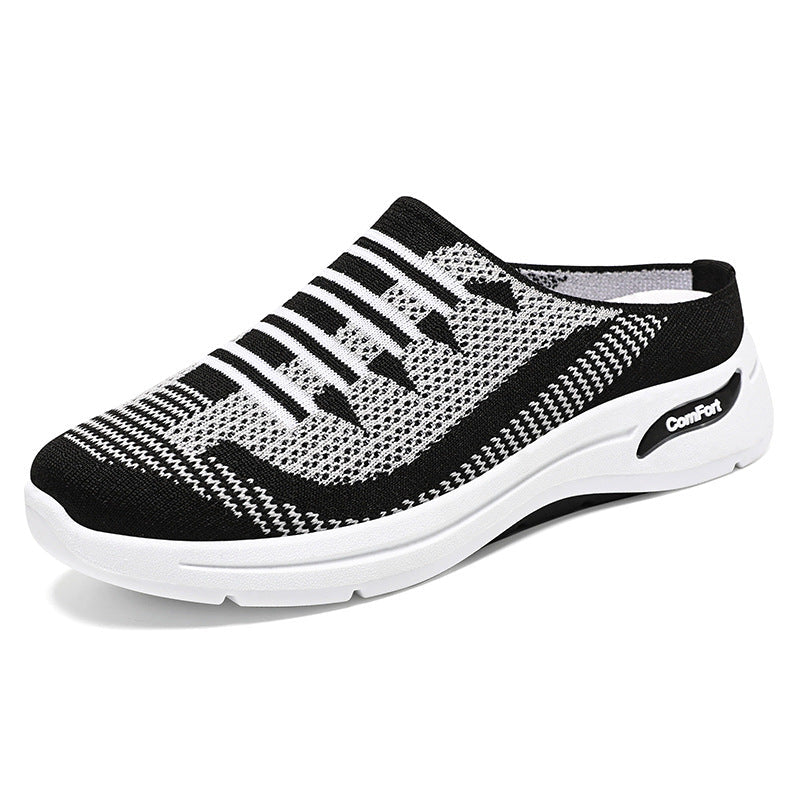 Women's Comfortable Slip-On Sneakers with Elastic Upper Mune Fashion