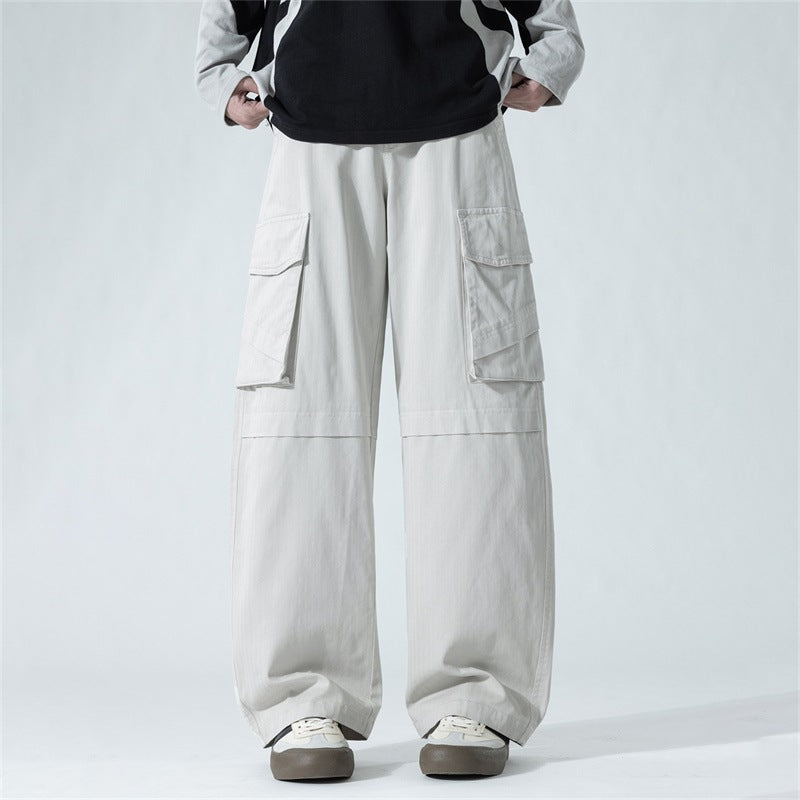 Men's Relaxed Cargo Pants made of lightweight ripstop with large flap and storage pockets