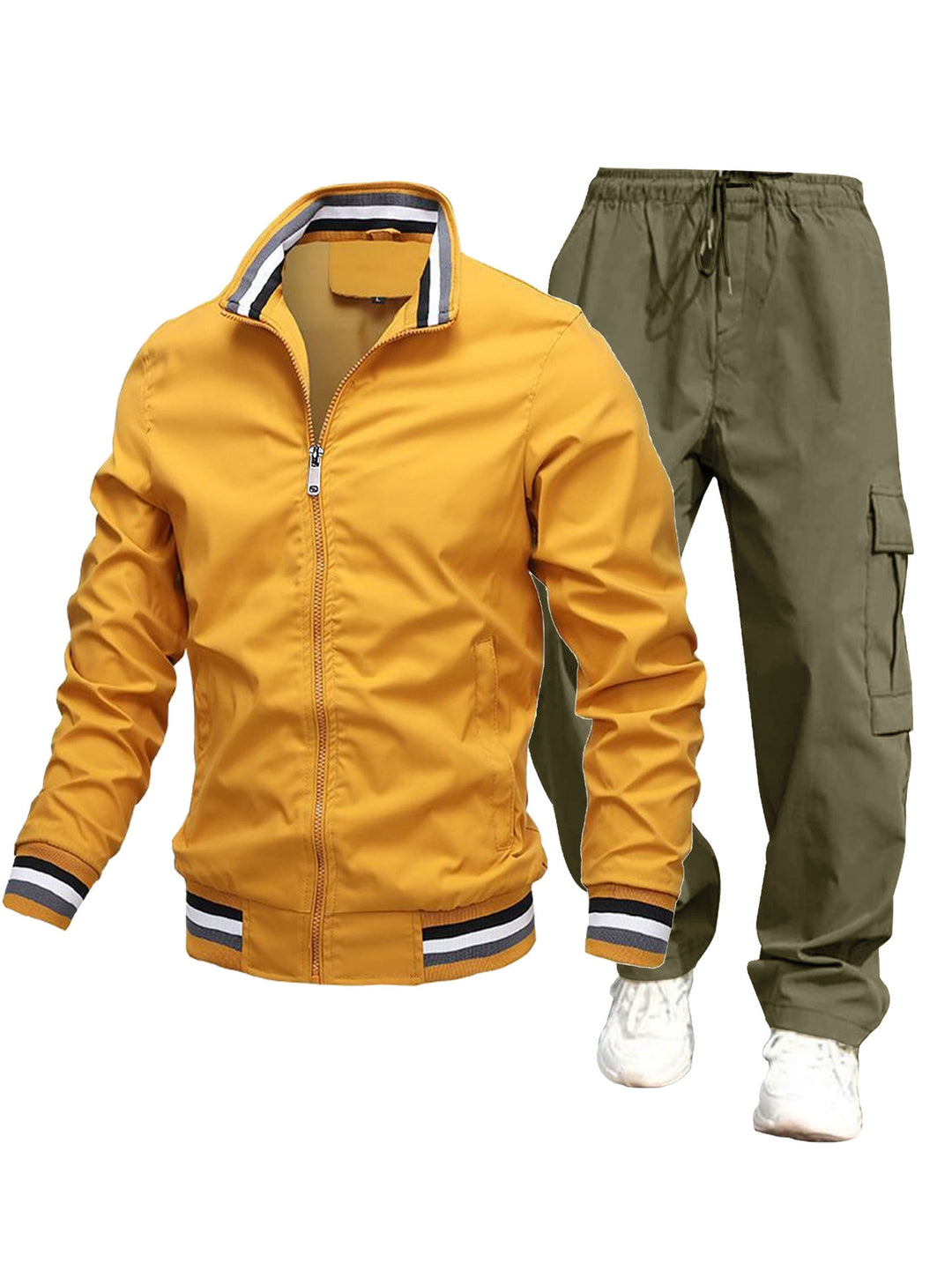 Men's Sports Jacket and Cargo Pants Mune Fashion