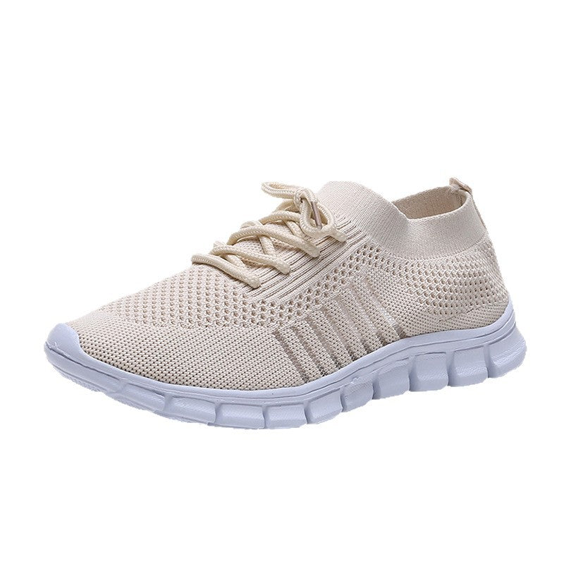 Women Light Knit Sock Sneaker with Elastic Shaft and Flexible Profile Sole Mune Fashion
