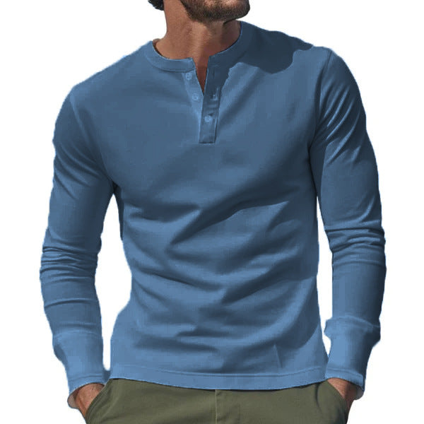 Men's slim fit long sleeve shirt with concealed button placket made of cotton stretch and elastic cuffs Mune Fashion