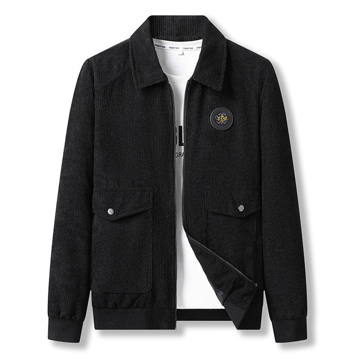 Men's Fashion Jacket with Textured Fabric Mune Fashion