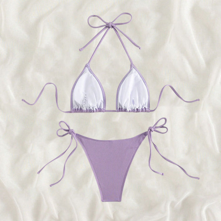 Women's Triangle Bikini Set Mune Fashion