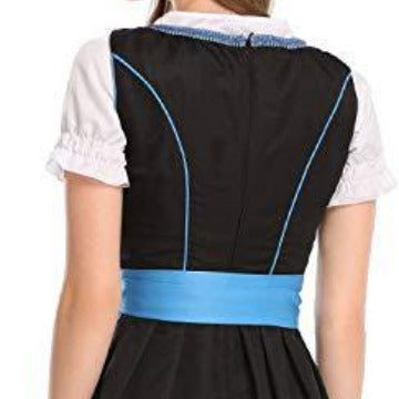 Ladies traditional dirndl with embroidered bodice and laced front Mune Fashion
