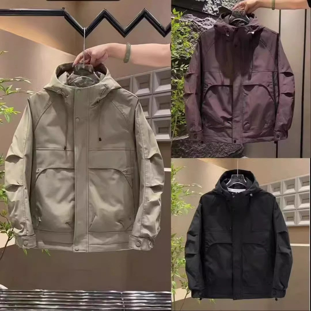 Men's Fashion Leisure Jacket with Hood Mune Fashion