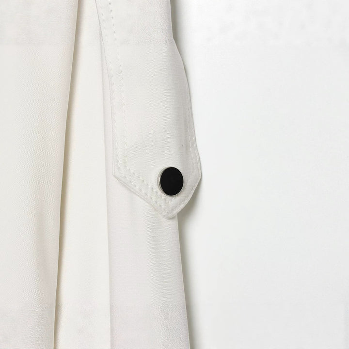 Women's Light Cropped Windbreaker in Boxy Cut with High Funnel Neck and Sleeve Flap Pockets Mune Fashion