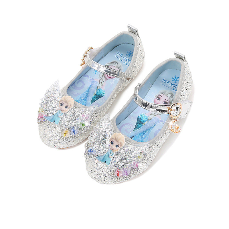 Girls Glittering Princess Ballerinas with Wings Mune Fashion