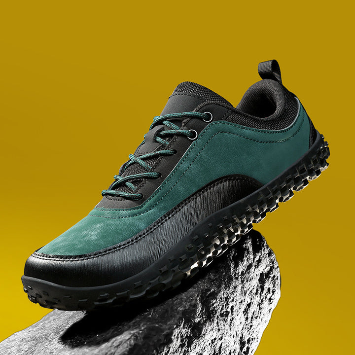 Men's robust urban trekking shoe with rubberized toe cap and grippy multi-terrain outsole Mune Fashion