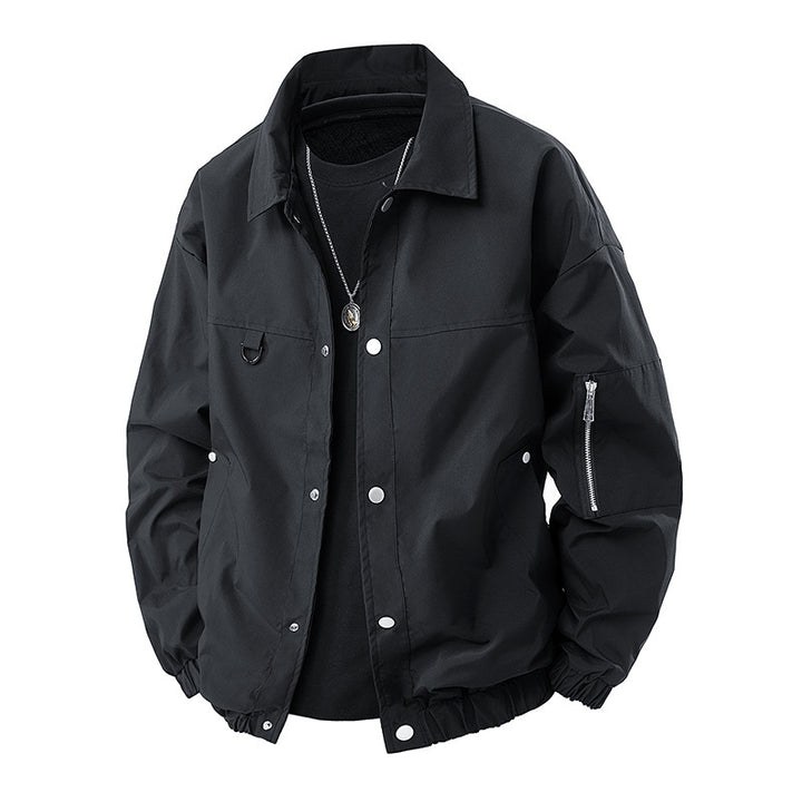Men's Fashion Transitional Jacket with Practical Zip Pockets Mune Fashion